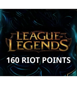 League of Legends 160 RP Prepaid Card TURKEY Key TÜRKIYE